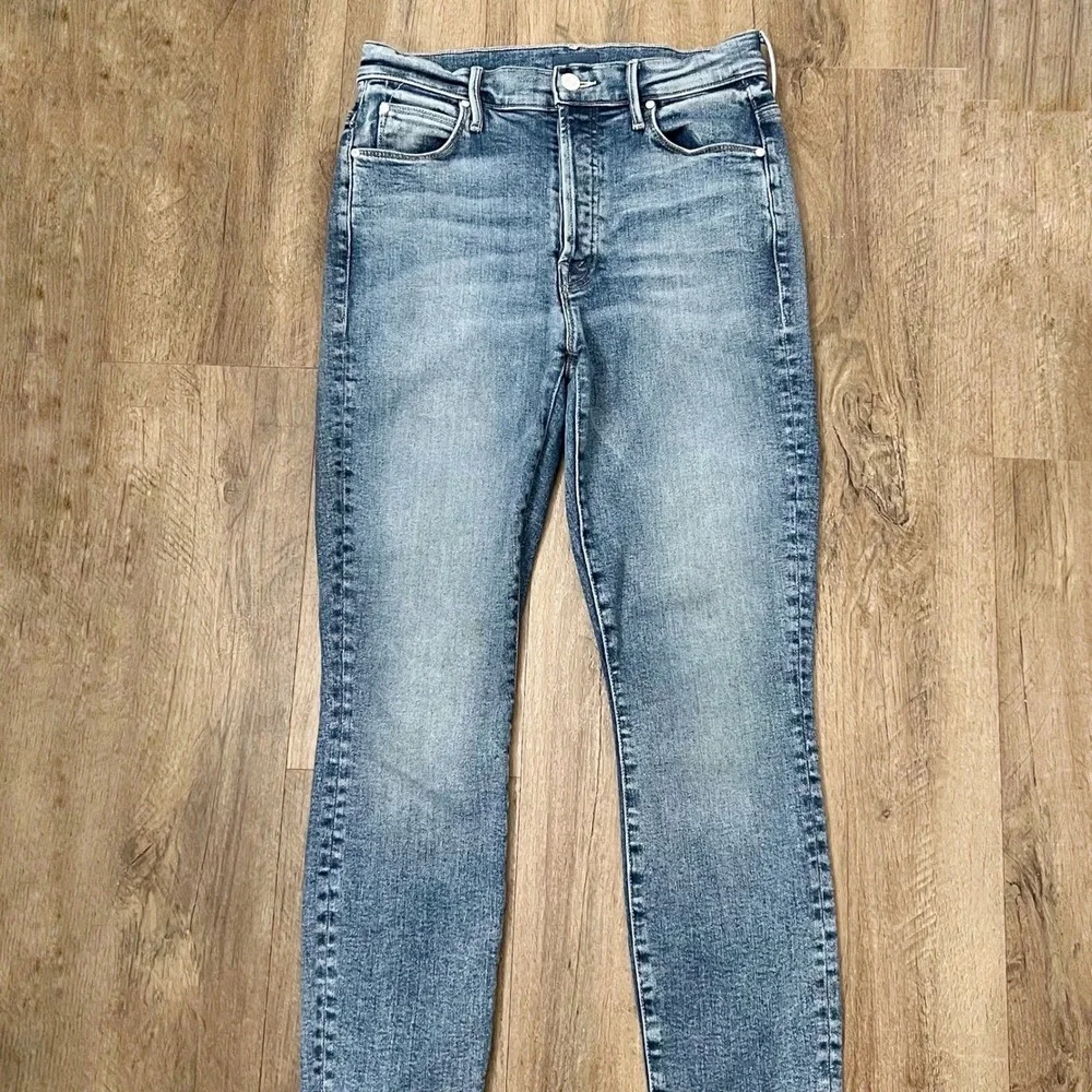 Mother The Stunner Ankle Fray in Whiplash Jeans Size 27 Skinny Jeans